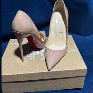 Christian Louboutin Blush Patent Leather Heels